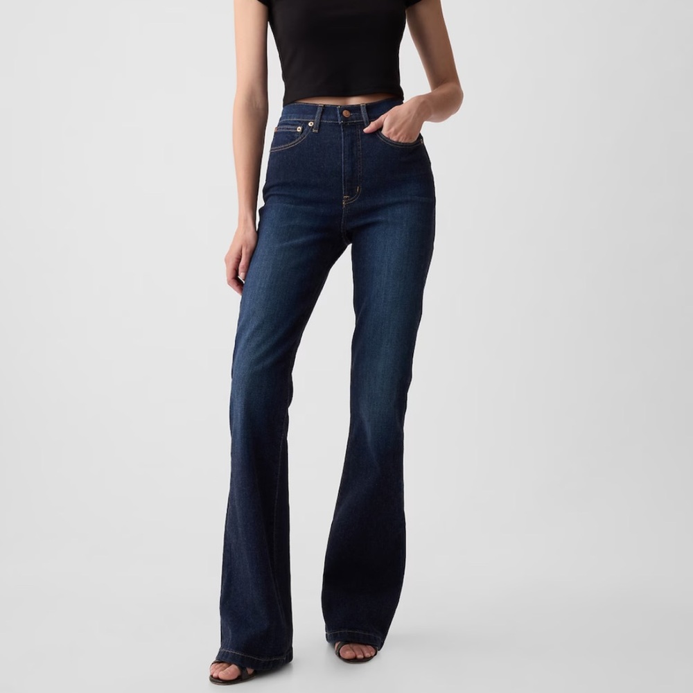 Gap High Rise '70s Flare Jeans